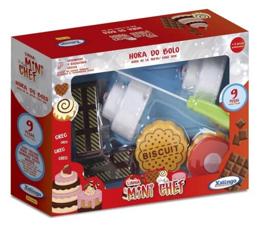 Mini Chef Hora do Bolo - Comidinha de Brinquedo