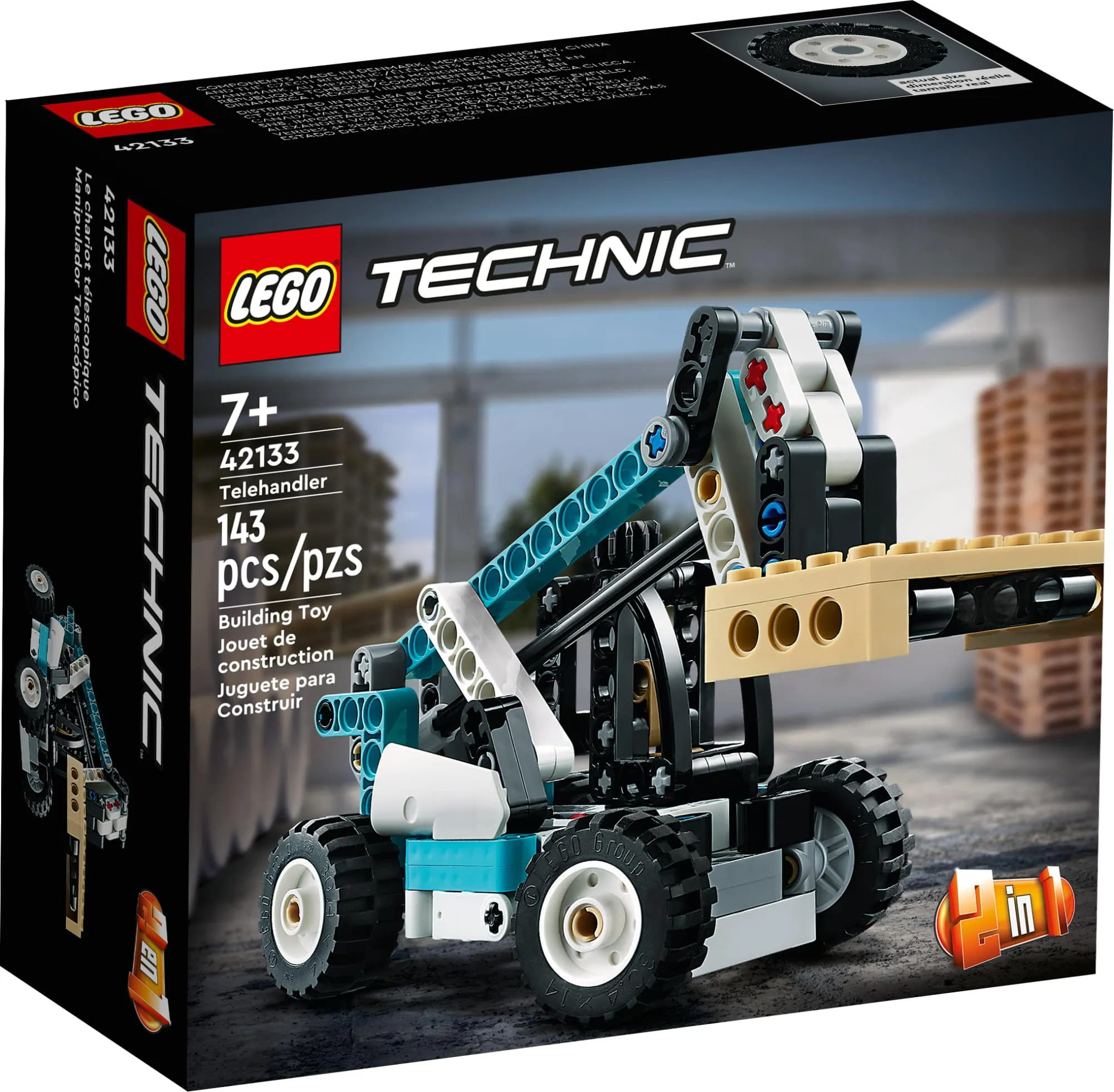 Carregadeira Telescópica Lego Technic - Imagem 6