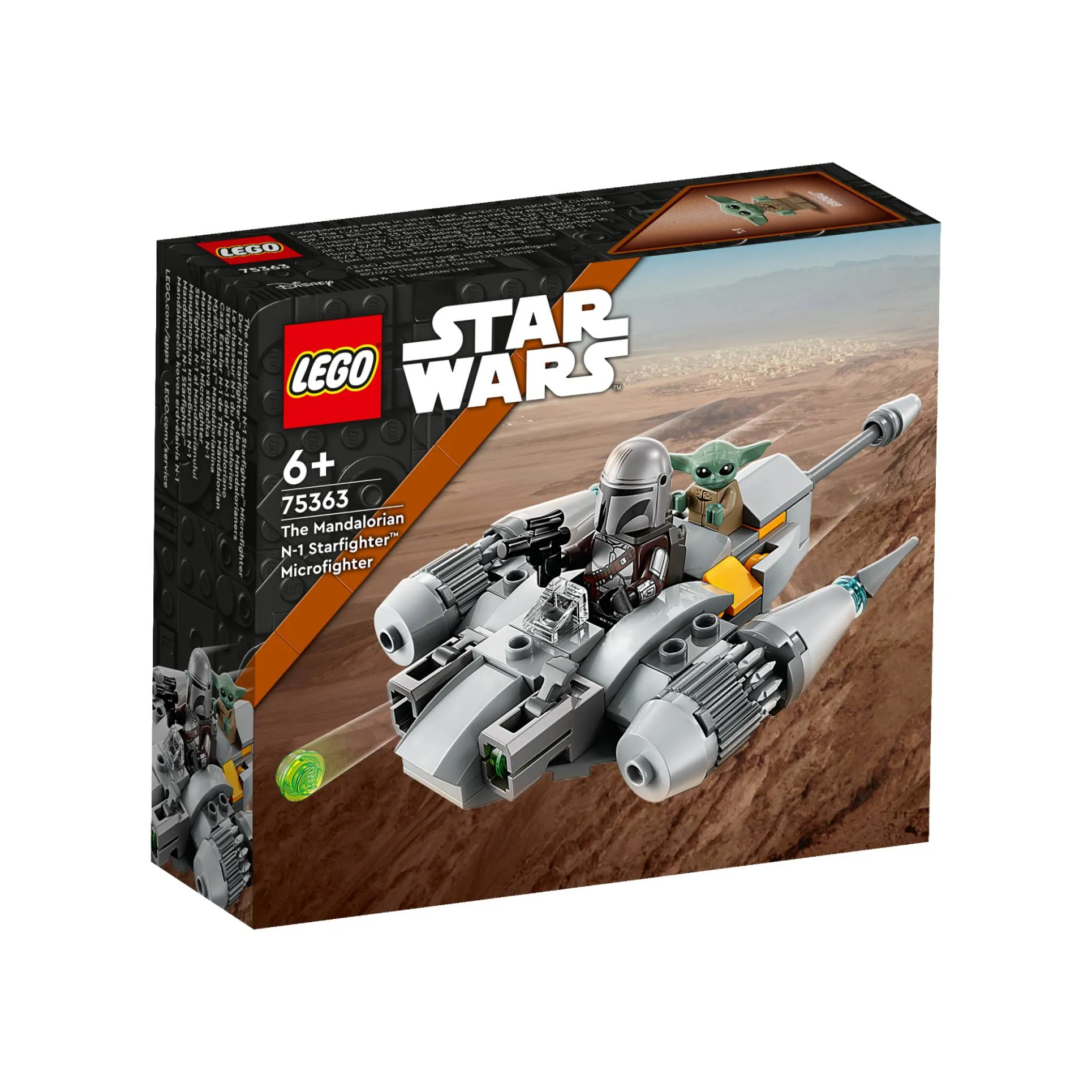 Lego Star Wars - Microfighter Caça Estelar N-1 do Mandaloriano - Imagem 6