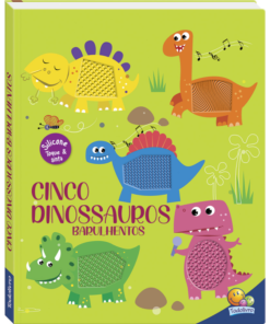 Esconde Esconde Animado com 5 Dinossauros Barulhentos - Toque e Sinta
