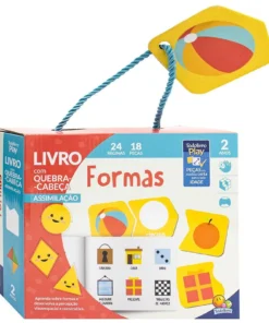 Livro com Quebra-Cabeça de Assimilação - Formas