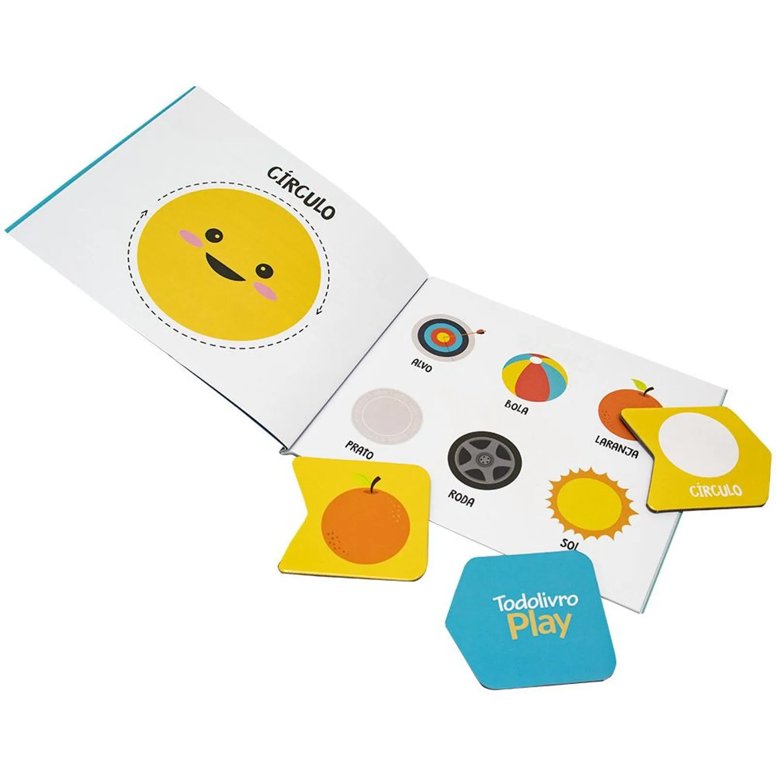 Livro com Quebra-Cabeça de Assimilação - Formas - Imagem 3