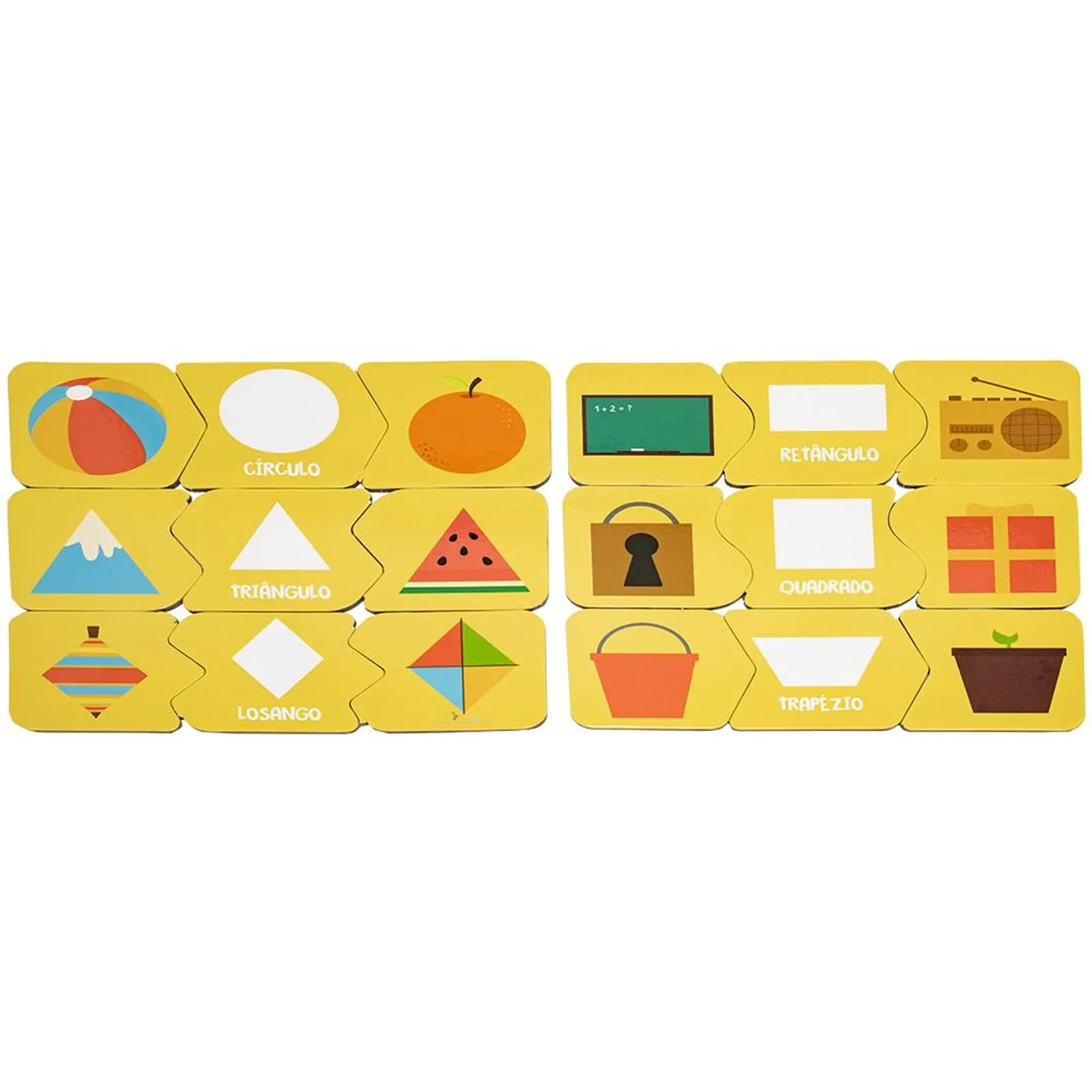 Livro com Quebra-Cabeça de Assimilação - Formas - Imagem 4