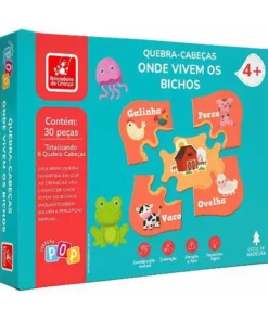 Quebra-Cabeça Onde Vivem os Bichos