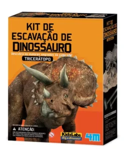 Kit Escavação de Esqueleto de Tricerátopo