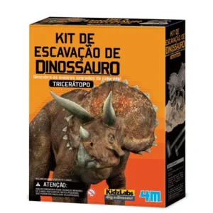 Kit Escavação de Esqueleto de Tricerátopo