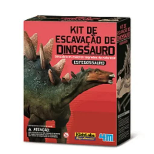 Kit Escavação de Esqueleto de Estegossauro