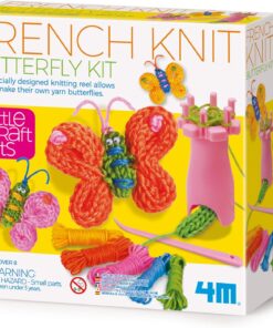 Kit de Tricô Francês Borboletas