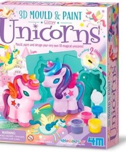 Molde e Pinte Unicórnios