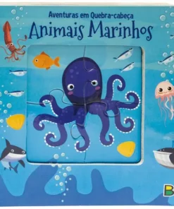 Aventuras em Quebra-Cabeça Animais Marinhos