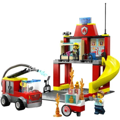 Caminhão e Corpo de Bombeiros Lego City