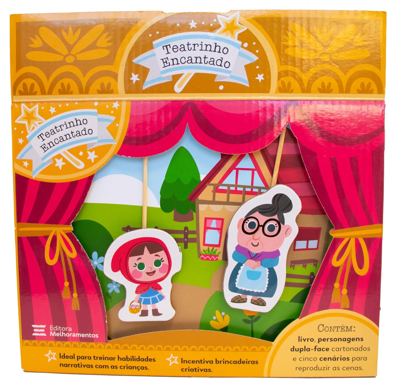 Teatrinho Encantado Chapeuzinho Vermelho - Imagem 6