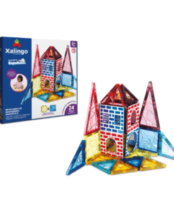 Brincando de Engenheiro Magnético 24 Peças