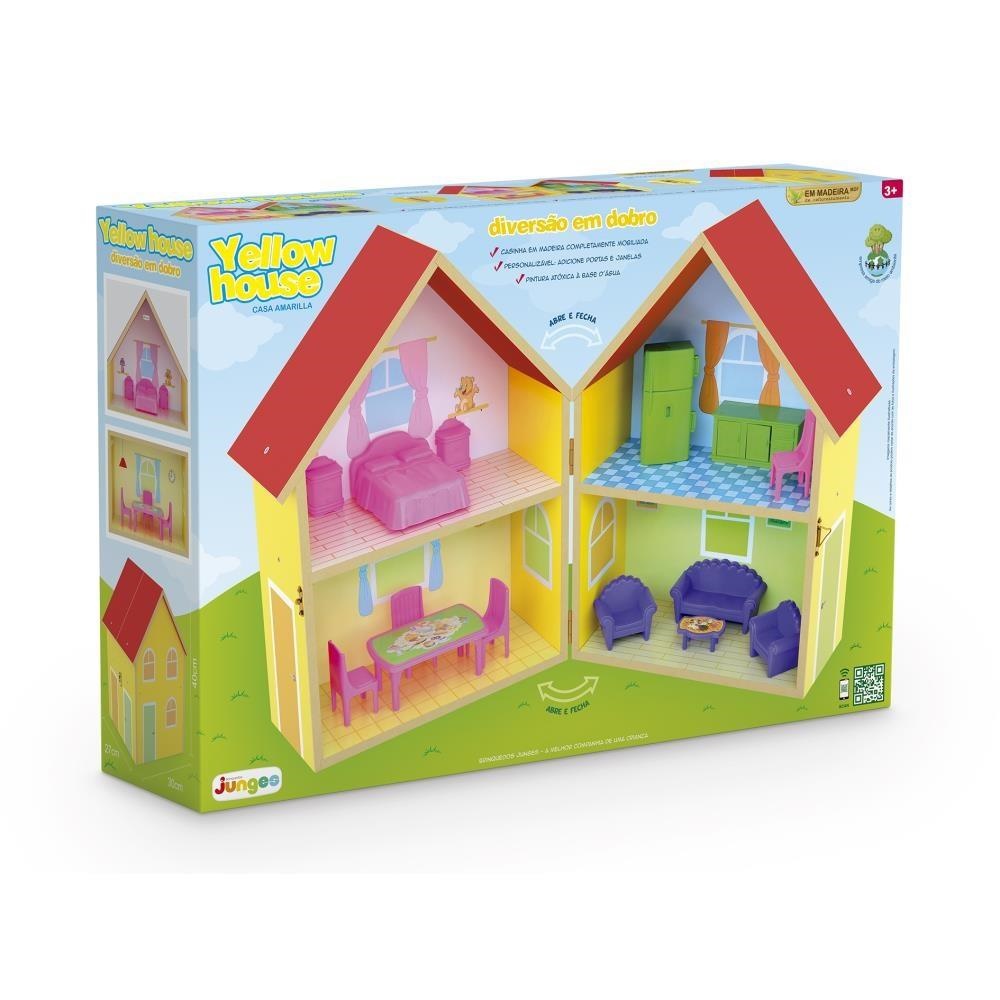 Casinha de Bonecas Yellow House - Imagem 9