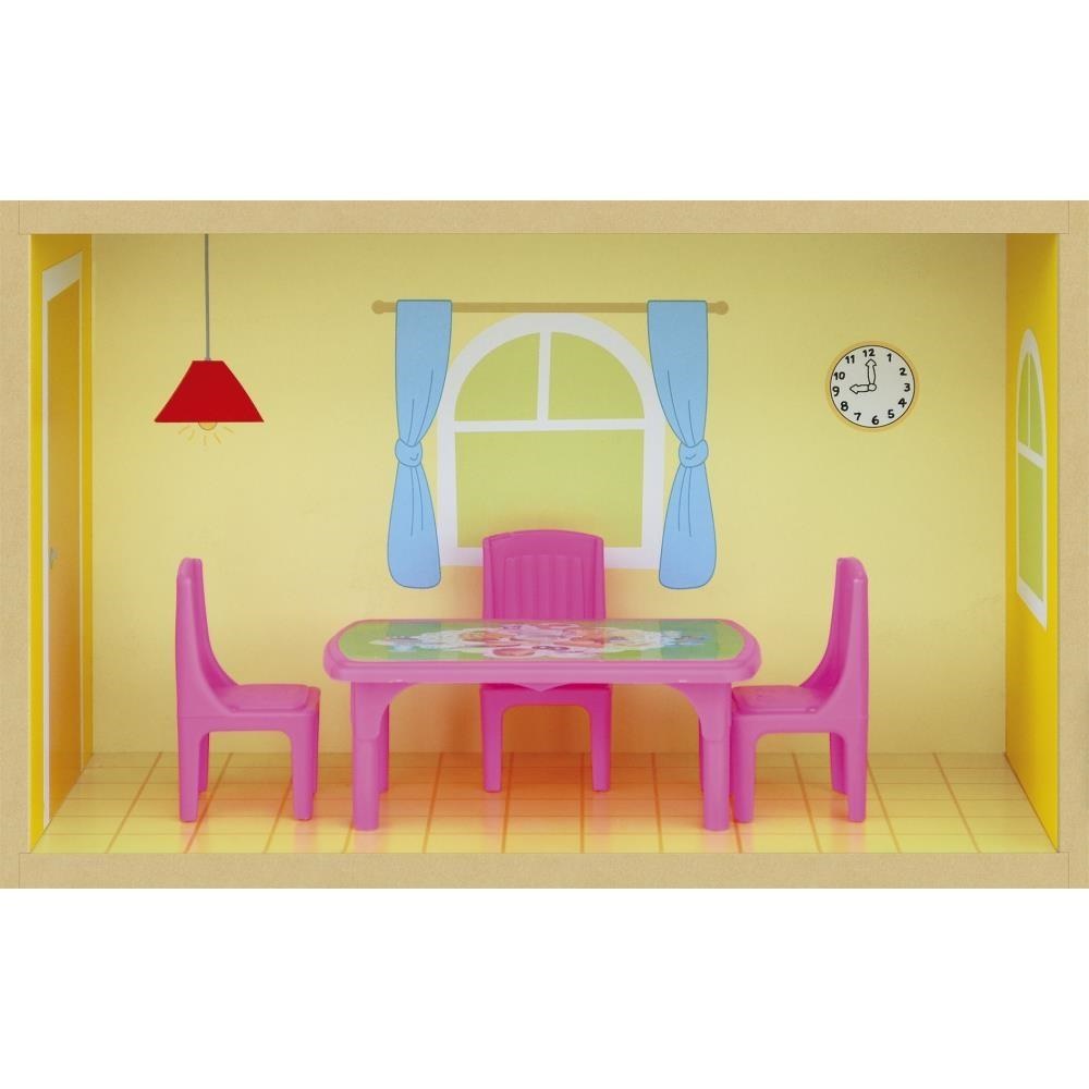 Casinha de Bonecas Yellow House - Imagem 7