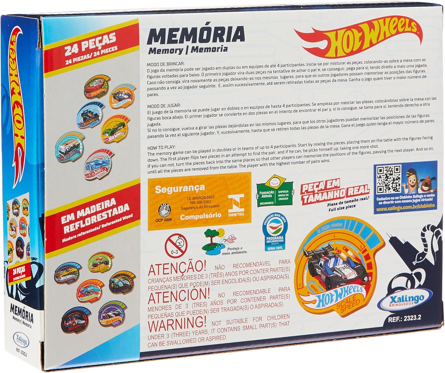 Jogo da Memória Hot Wheels - Imagem 3