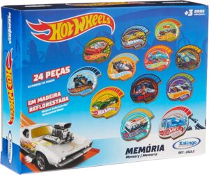 Jogo da Memória Hot Wheels