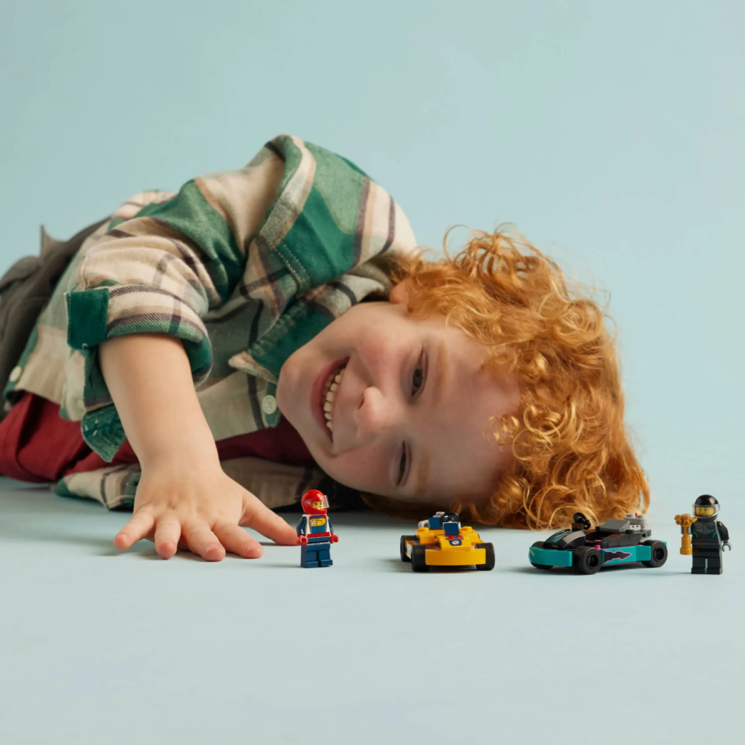 Kart e Pilotos de Corrida Lego City - Imagem 2