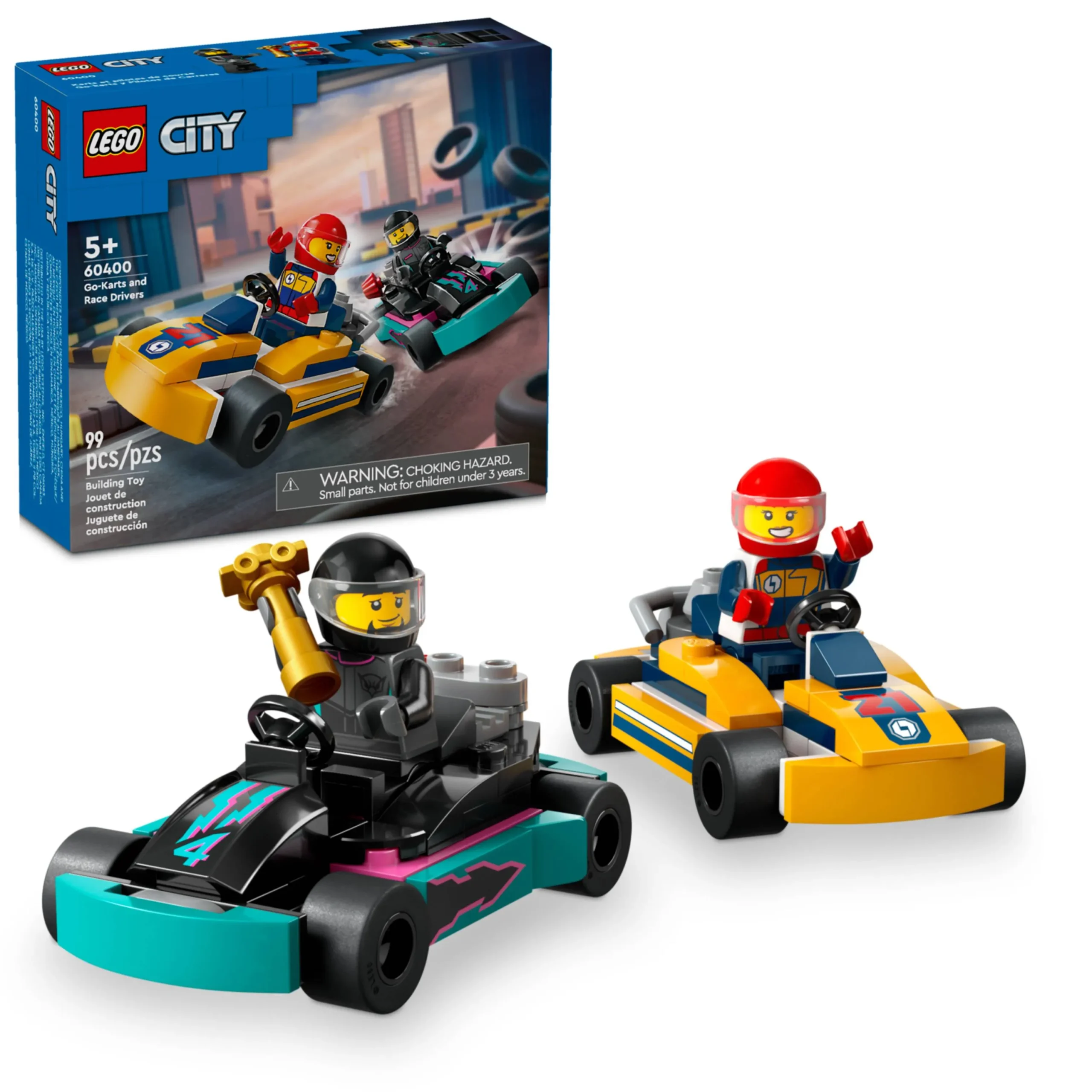 Kart e Pilotos de Corrida Lego City