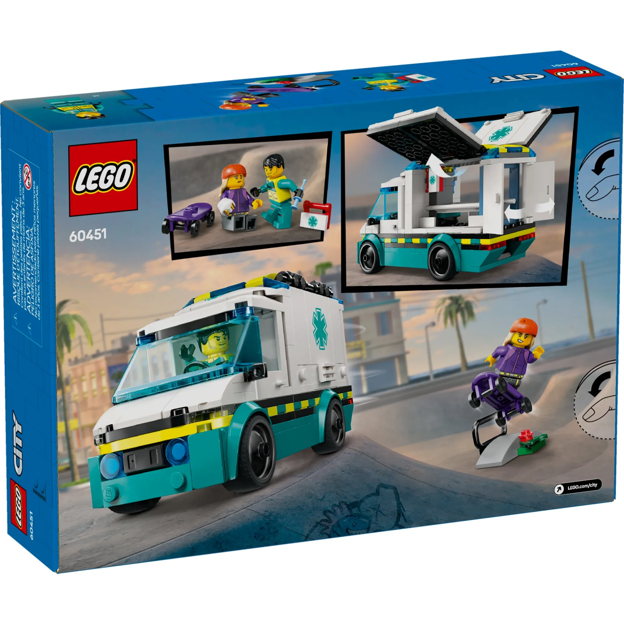Ambulância de Emergência Lego City - Imagem 6