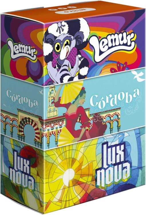 Micro Box com 3 Jogos - Lux Nova/Córdoba/Lemur