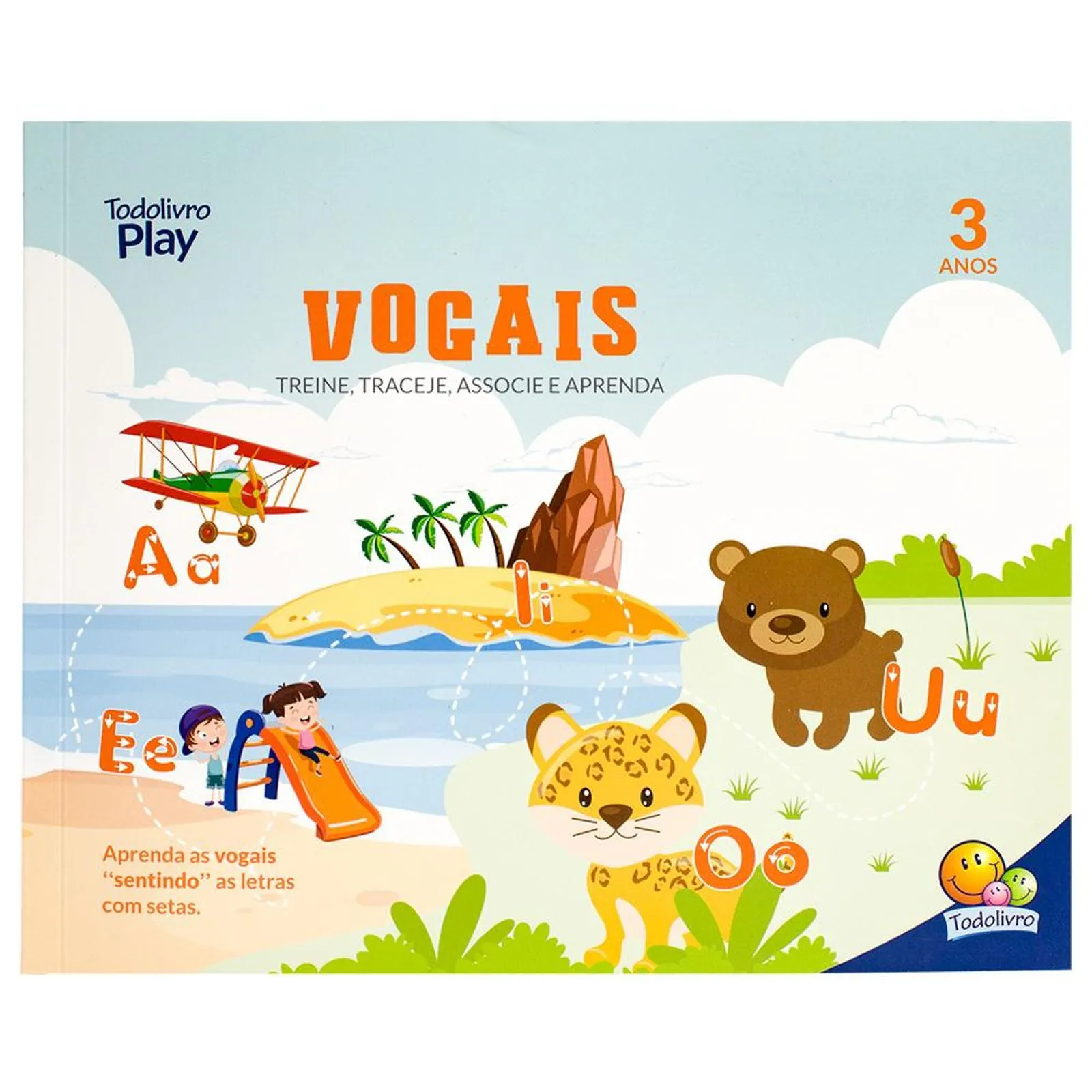 Livro com Quebra-Cabeça Vogais - Imagem 2