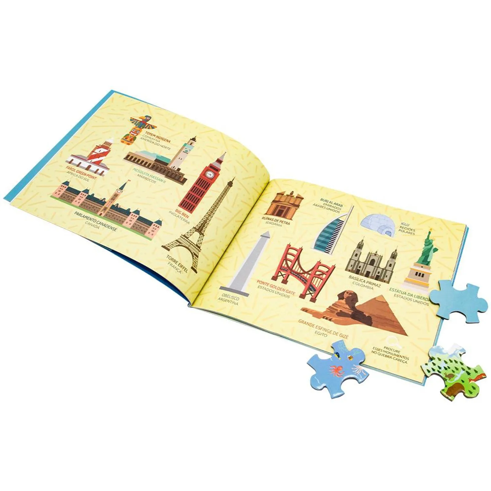Livro com Quebra-Cabeça Meu Mundo - Imagem 3