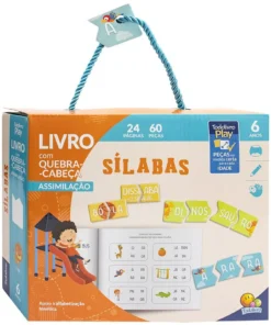 Livro com Quebra-Cabeça Sílabas