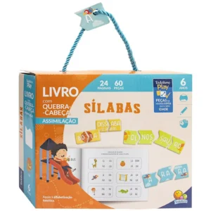 Livro com Quebra-Cabeça Sílabas