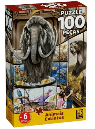 Quebra-Cabeça Animais Extintos