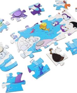 Quebra-Cabeça Tátil Animais da Neve