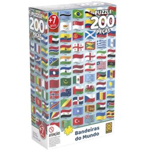 Quebra-Cabeça Bandeiras do Mundo